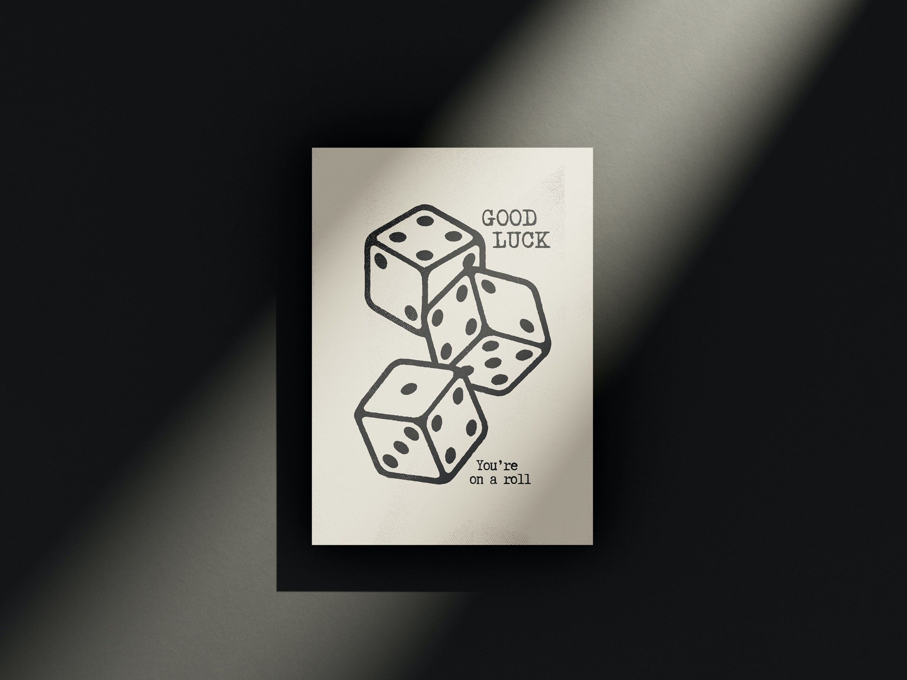 Dadi - Biglietto d'auguri