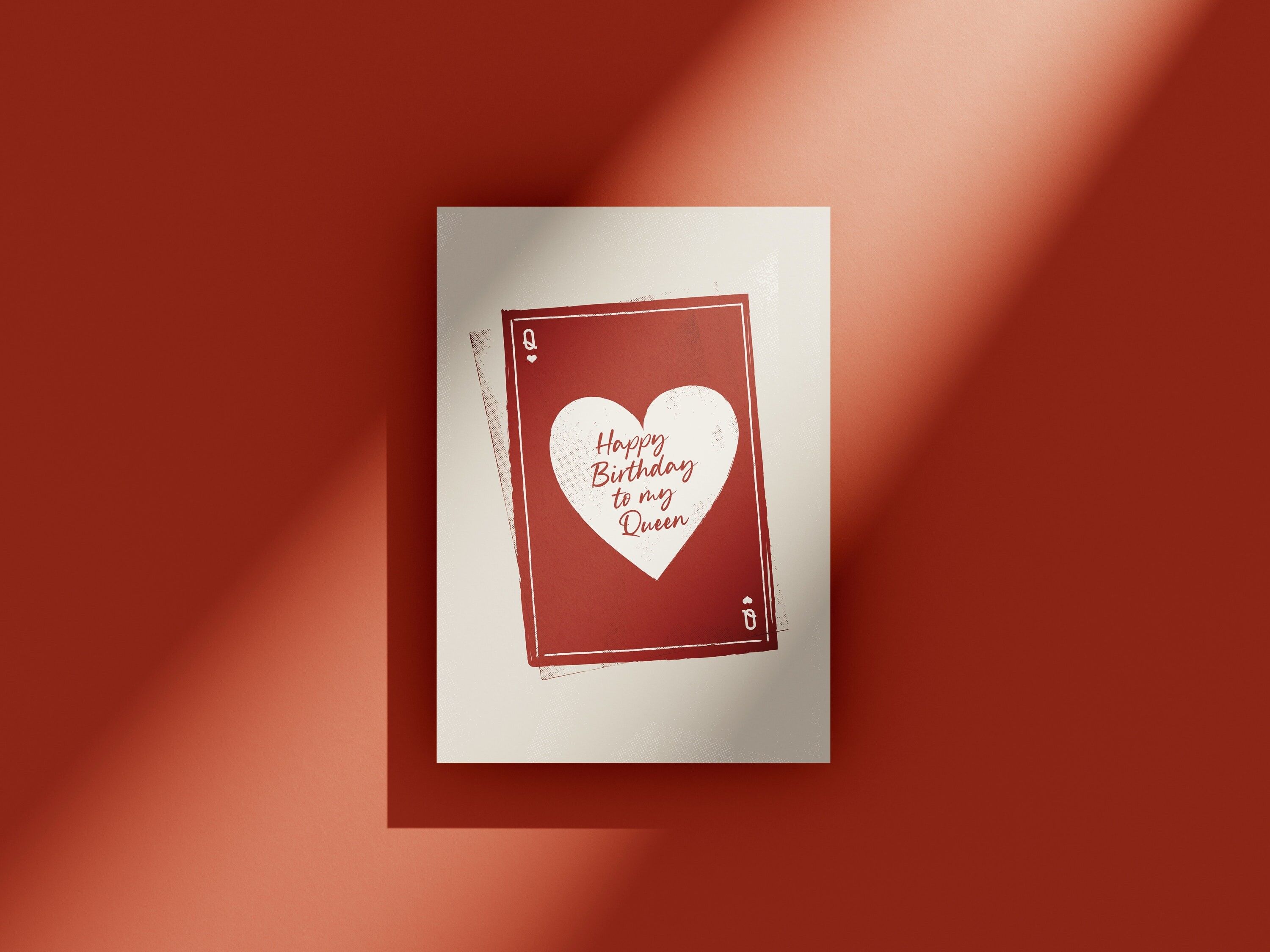 HBD Queen - Biglietto d'auguri