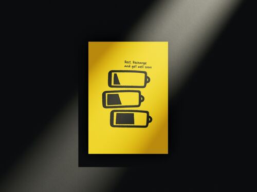Recharge your batteries - Greeting Card