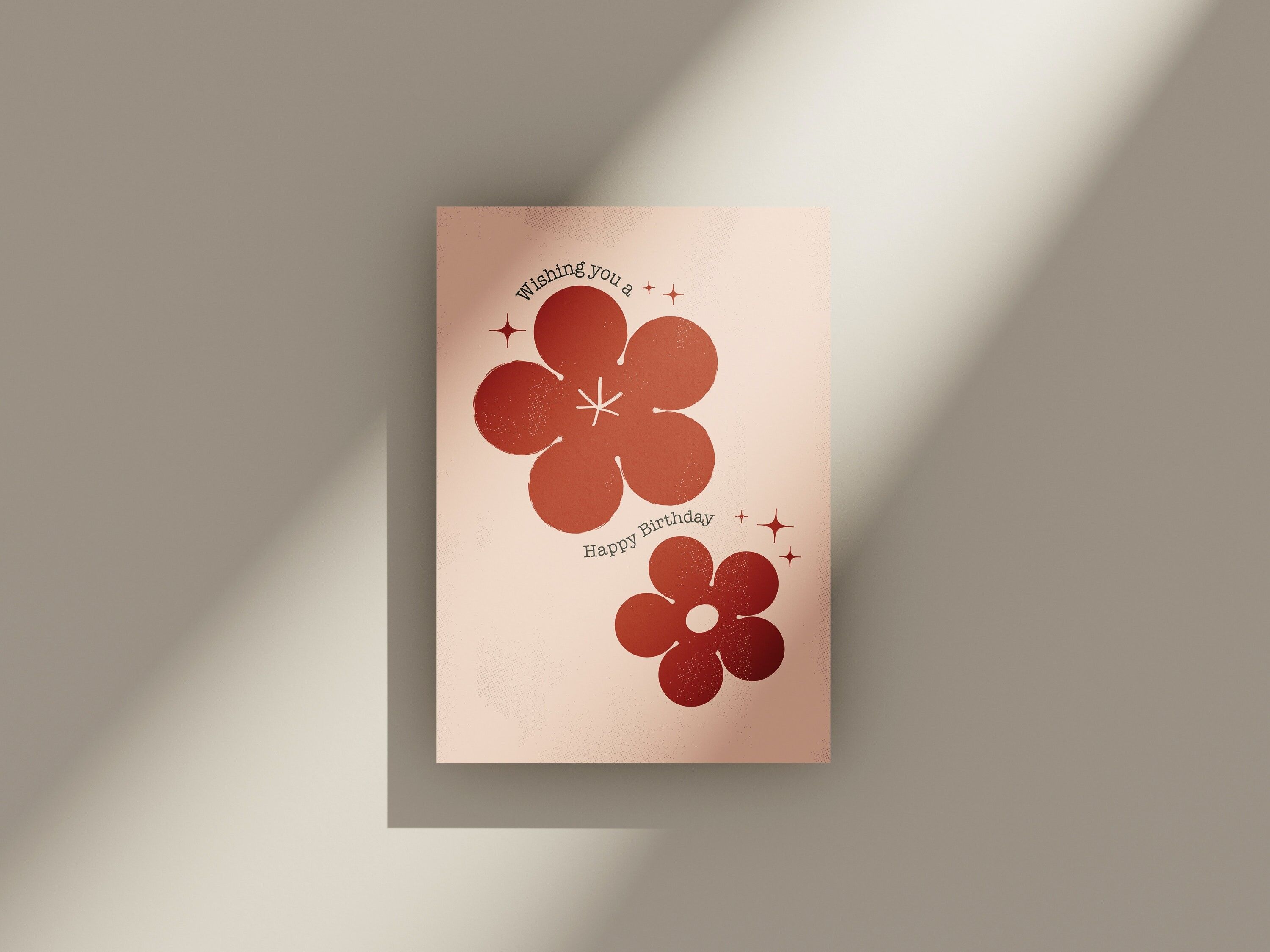 Fiori di compleanno - Biglietto di auguri