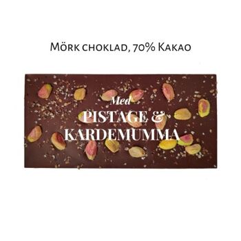 Chocolat Noir 70% - Pistache & Cardamome 2