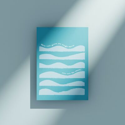 Waves - Greeting Card
