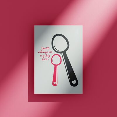 Big Spoon - Greeting card