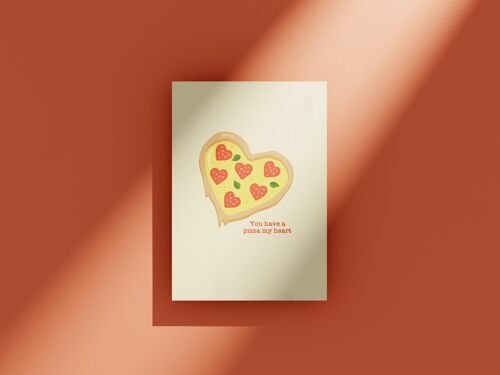 Pizza Love - Greeting Card