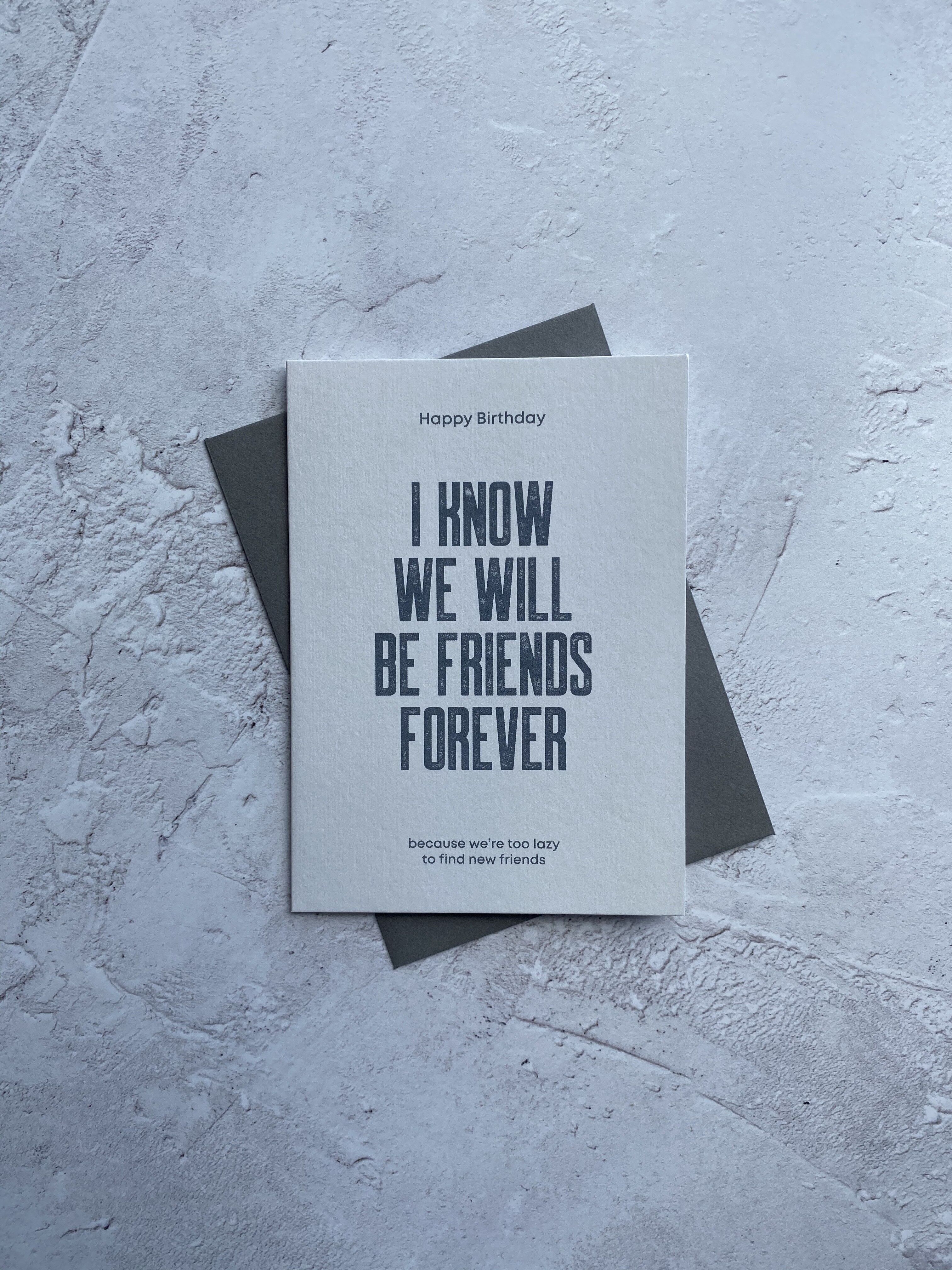 Best Friends/Lazy - Greeting Card