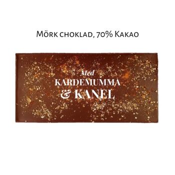 Chocolat Noir 70% - Cannelle & Cardamome 2