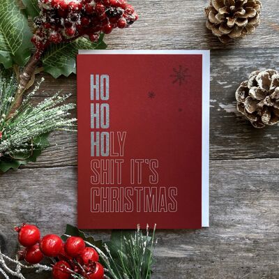 Ho Ho Ho - Greeting Card