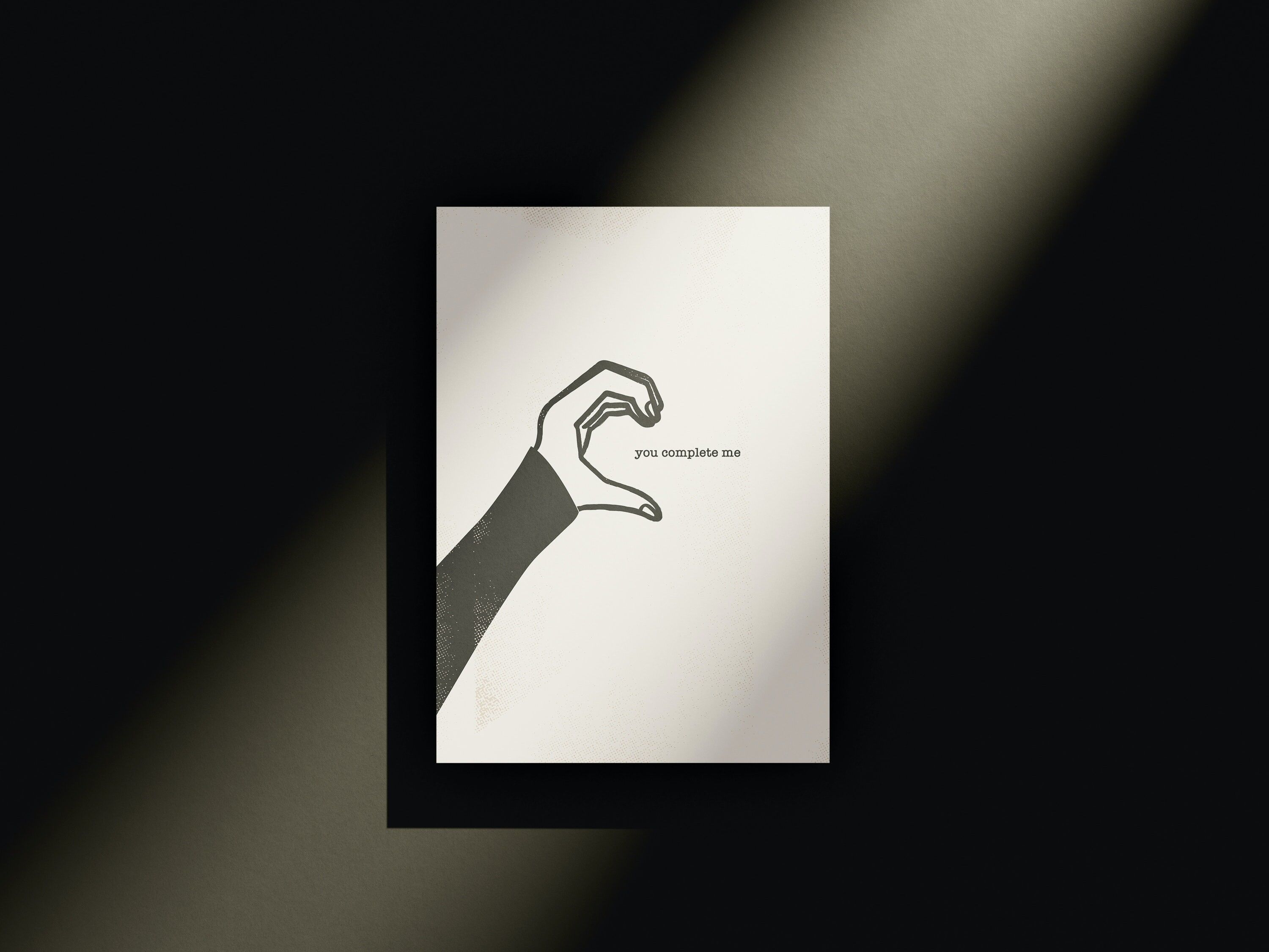 Mi completi - Biglietto d'auguri