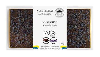 Chocolat Noir 70% - Violetcrisp 1
