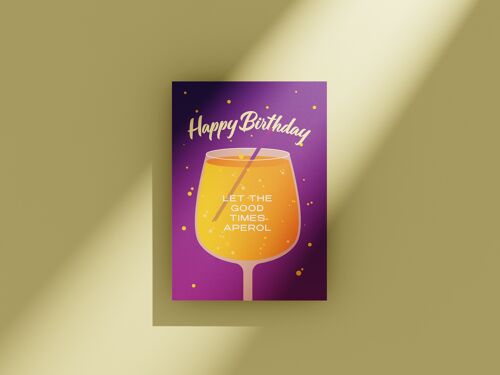 Alcohol drink - Greeting Card