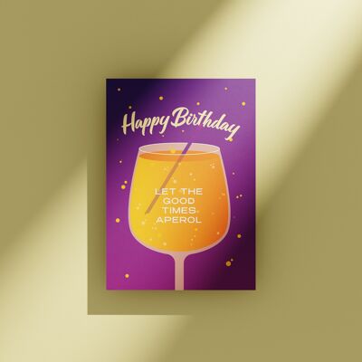Alcohol drink - Greeting Card