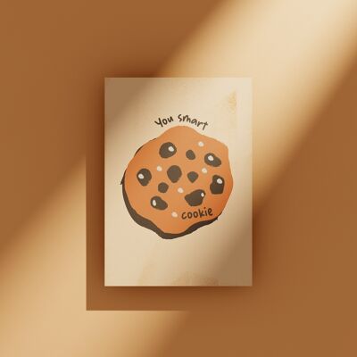 Biscuit intelligent - carte de voeux