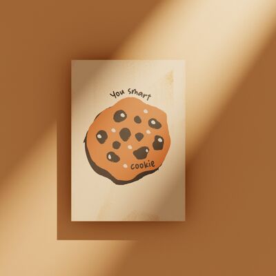 Biscuit intelligent - carte de voeux
