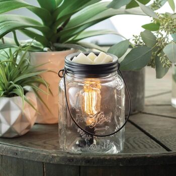 CANDLE WARMERS® MASON JAR Edison Chauffe-ampoule en verre 2