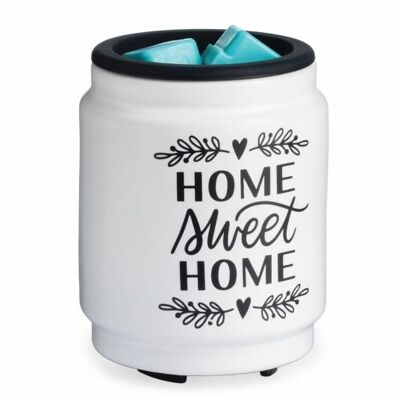 CANDLE WARMERS® Flip Dish Calentador de cerámica Eléctrico HOME SWEET HOME