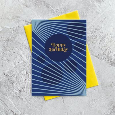 Birthday Stripes - Greeting Cards