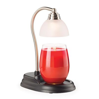 CANDLE WARMERS® AURORA lamp for scented candles pewter
