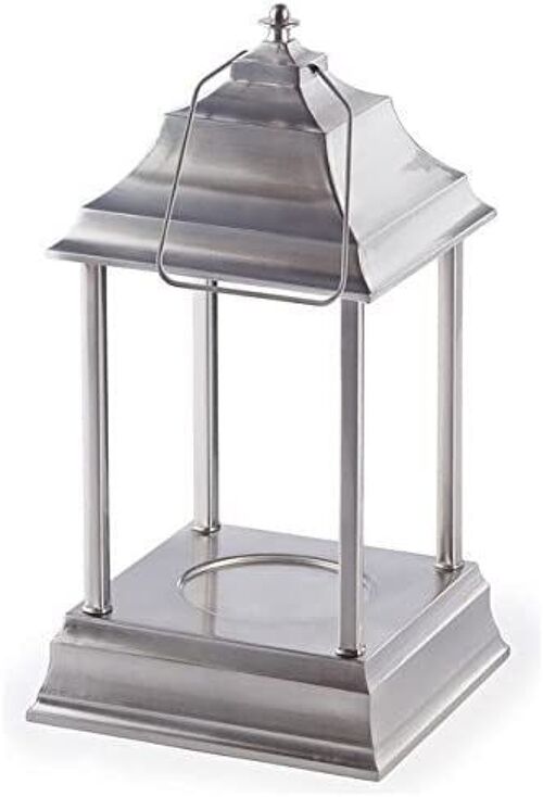 CANDLE WARMERS® CARRIAGE Laterne Metall für Duftkerzen brushed nickel