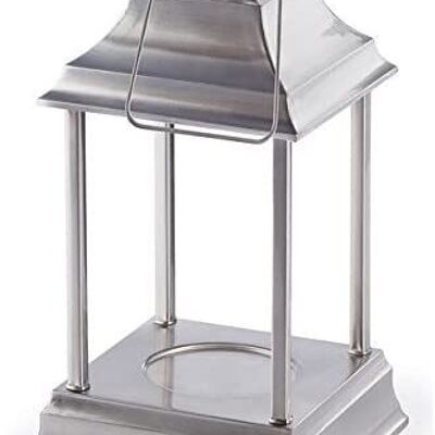 CANDLE WARMERS® CARRIAGE lantern metal for scented candles brushed nickel