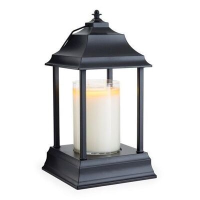 CANDLE WARMERS® CARRIAGE lanterne métal pour bougies parfumées noir