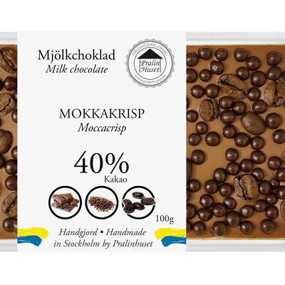 Chocolat au Lait 40% - Moccacrisp
