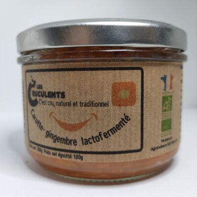 Lactofermented organic ginger carrot 200g