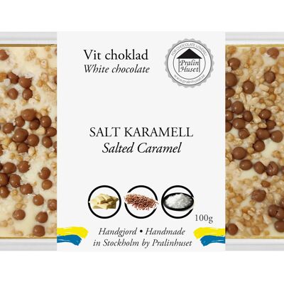 Cioccolato bianco - Caramello salato (100 g)
