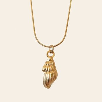 Collier Valda, pendentif coquillage en acier inoxydable 1