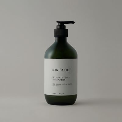 Java Vetiver - Java Vetiver / Body Shower Gel - Body wash, vegan, natural based, sustainable packaging, recyclable pet containers, made in Italy, not tested on animals