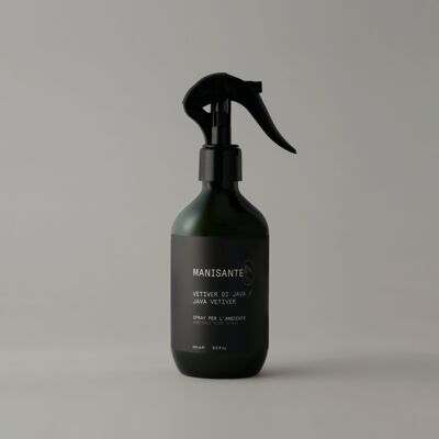 Java Vetiver - Java Vetiver / Room spray and fabrics - Ambience room spray, vegan, natural based, sustainable packaging, recyclable pet containers, made in Italy, not tested on animals