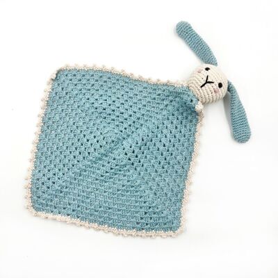 Babyspielzeug Sleepy Bunny Entenei blau