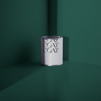 Timeless Dark Green Premium Durable Paint 'Ditch the Tie' - 1L Flat Matt 1