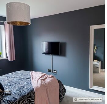 Charcoal Blue Premium Durable Paint 'Dodie' - 1L Soft Sheen 4