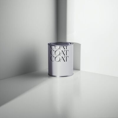 Gray White Premium Durable Paint 'Low Salt' - 1L Soft Sheen