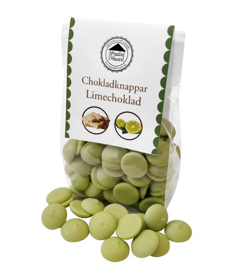 Chokladknappar Limechoklad