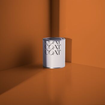 Rich Burnt Orange Premium Durable Paint 'Mezcal' - 1L Eggshell 1