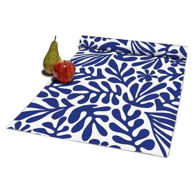 Table runner White & Blue