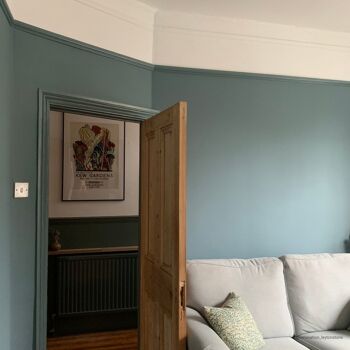 Warm Grey Teal Premium Durable Paint 'Mr. Clifton' - 1L Flat Matt 4