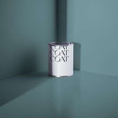 Warm Gray Teal Premium Durable Paint 'Mr. Clifton' - 1L Soft Sheen