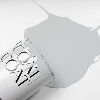 Clean Cool Grey Premium Durable Paint 'On Mute' - 1L Flat Matt 9