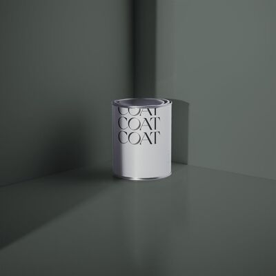 Dark Lead Grey Premium Durable Paint 'The Coal Drop' - 1L Eggshell