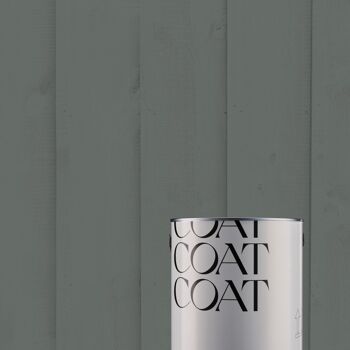 Dark Lead Grey Premium Durable Paint 'The Coal Drop' - 1L Exterior 7