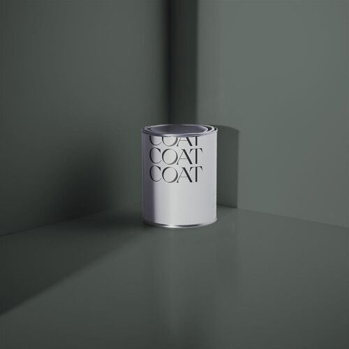 Dark Lead Grey Premium Durable Paint 'The Coal Drop' - 1L Soft Sheen