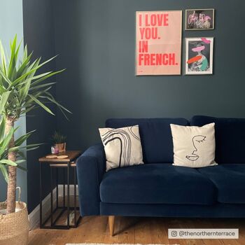 Dark Marine Blue Premium Durable Paint 'The Drink' - 1L Flat Matt 9