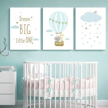 Affiches Chambre Enfant 30x40cm - Poster Bébé Garçon Fille 1