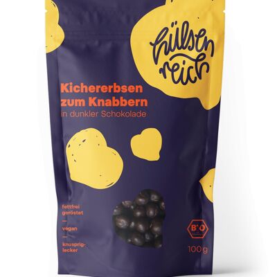 Bio-Knabber-Kichererbsen Dunkle Schokolade