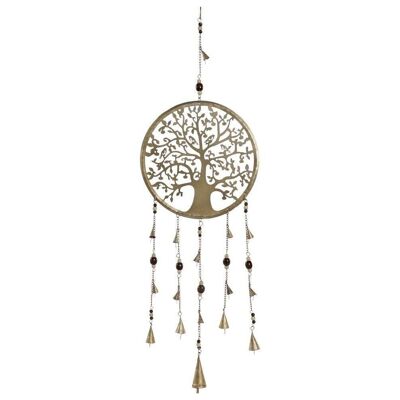 DECORAZIONE PENDENTE METALLO MANGO 25X2X80 ALBERO DH196932