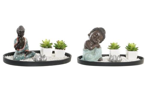 FIGURA RESINA 32X16,5X15,5 JARDIN ZEN 2 SURT. FD203283