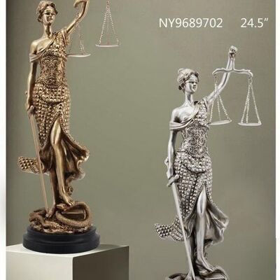 FIGURA RESINA 20X18,5X62 JUSTICIA 2 SURT. FD208563