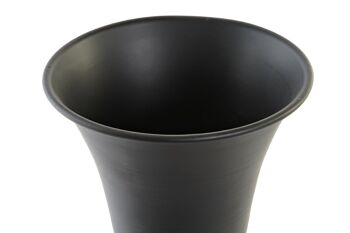 VASE METAL 14X14X32 NOIR JR196131 3